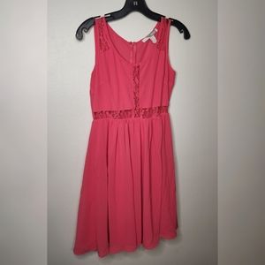 Coral pink cocktail/sundress